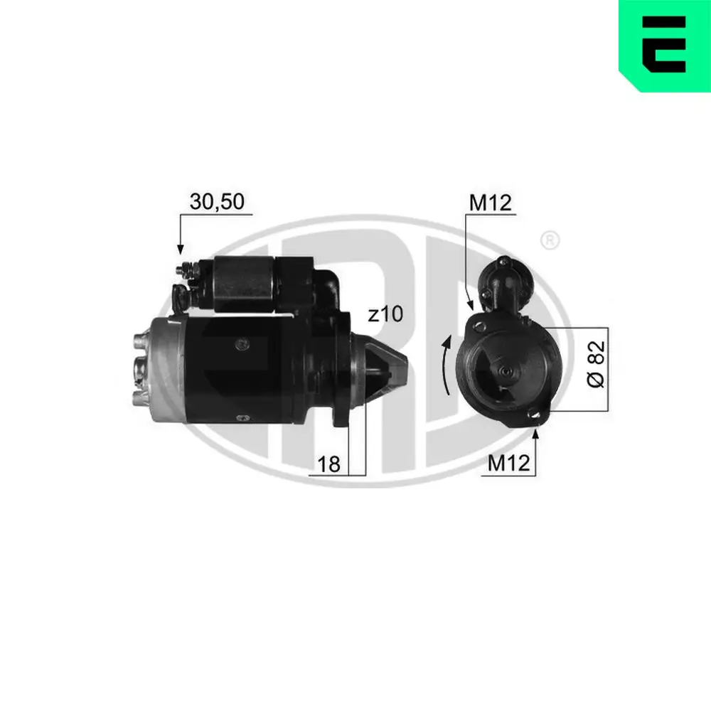 Starter 24 V 3,2 kW ERA 220347A