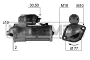 Starter 12 V 2 kW ERA 220349A