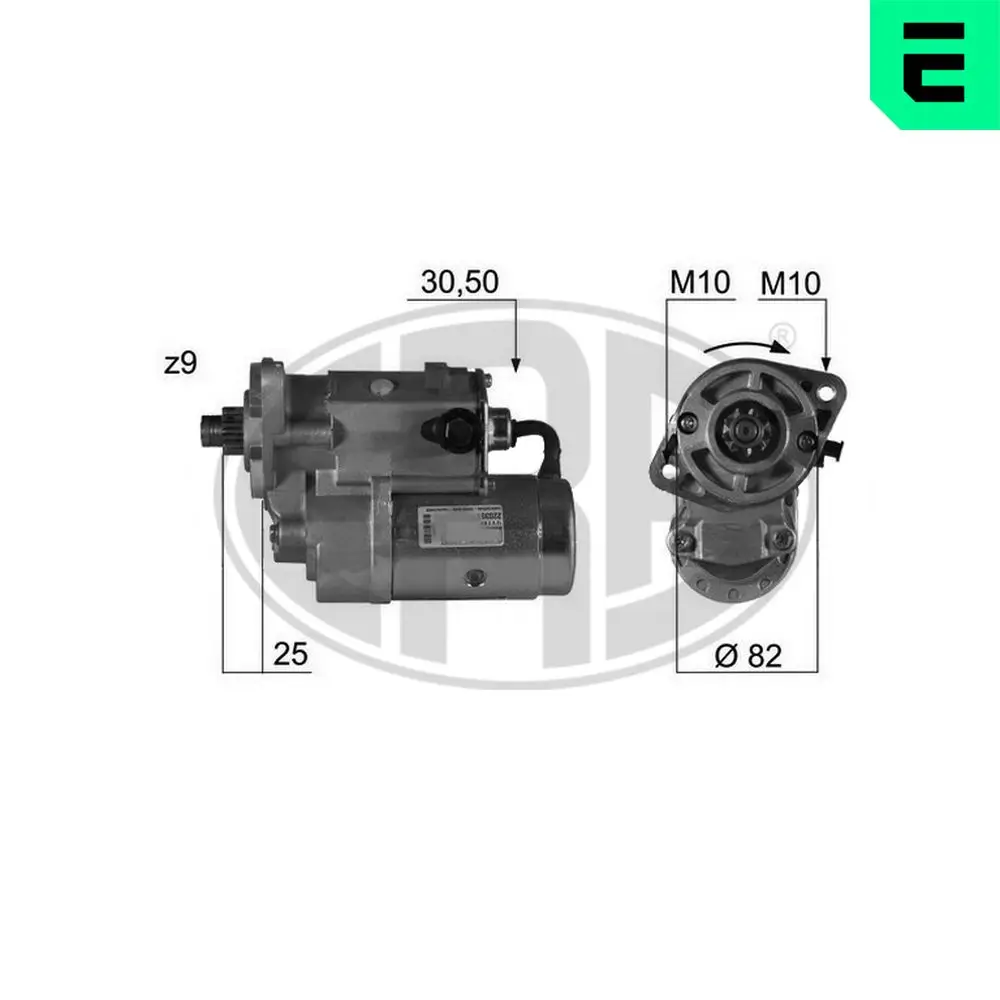 Starter 12 V 2 kW ERA 220351A