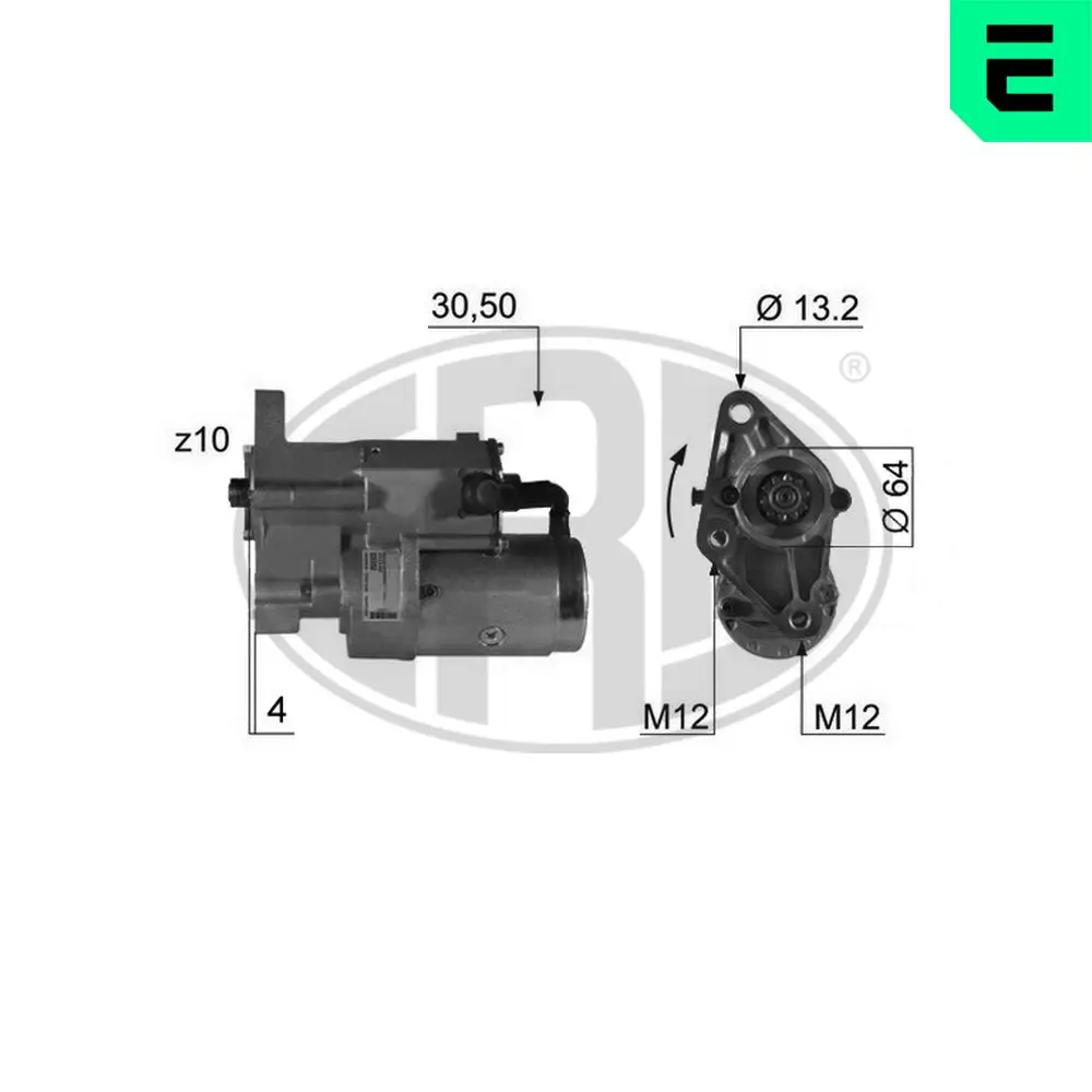 Starter 12 V 2,2 kW ERA 220352A