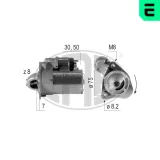 Starter 12 V 0,8 kW ERA 220386A