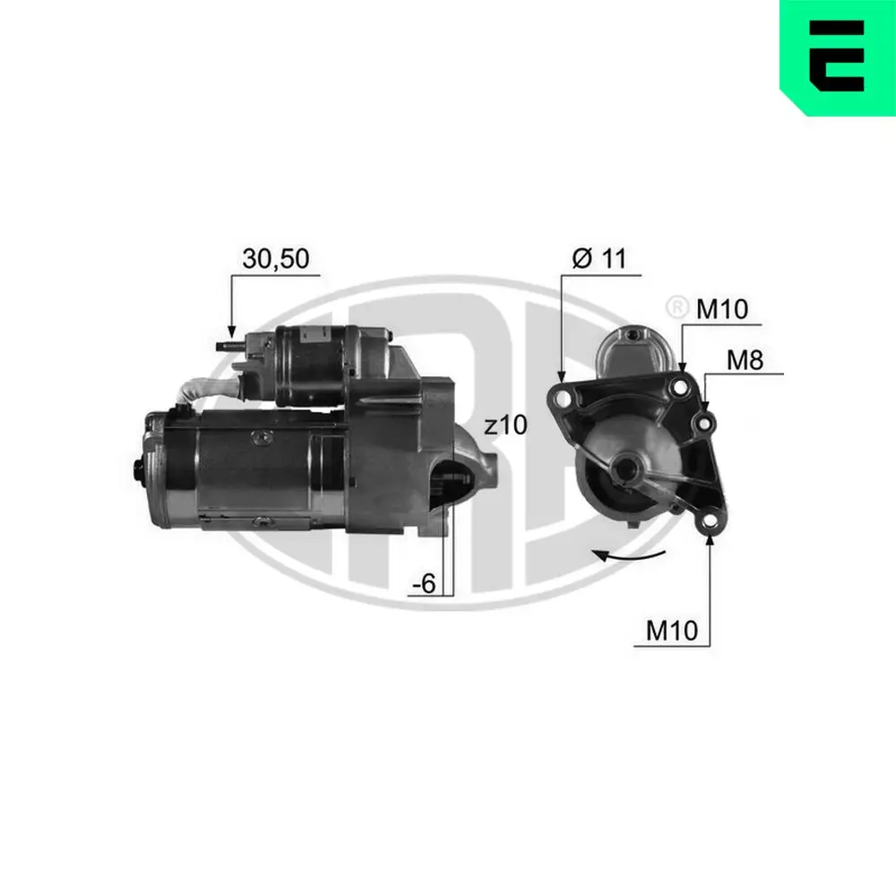 Starter 12 V 2,4 kW ERA 220444A