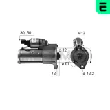 Starter 12 V 2,2 kW ERA 220521A