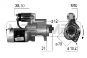 Starter 12 V 2,2 kW ERA 220522A