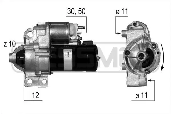 Starter 12 V 1,3 kW ERA 220527A