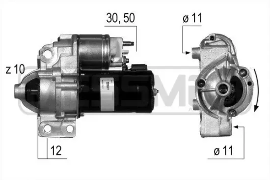 Starter 12 V 1,3 kW ERA 220527A Bild Starter 12 V 1,3 kW ERA 220527A