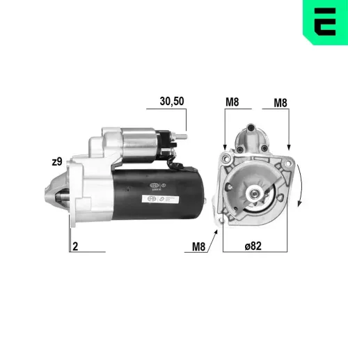 Starter 12 V 1,7 kW ERA 220610A Bild Starter 12 V 1,7 kW ERA 220610A