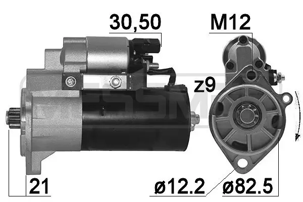 Starter 12 V 2 kW ERA 220651A