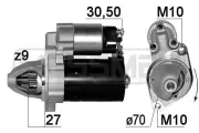 Starter 12 V 1,1 kW ERA 220667A