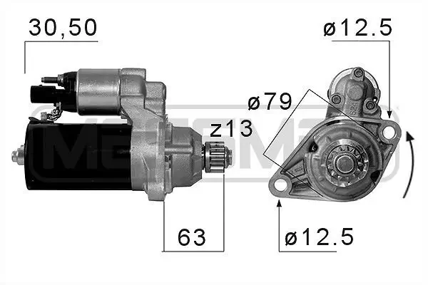 Starter 12 V 1,1 kW ERA 220674A