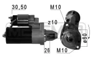 Starter 12 V 1,4 kW ERA 220709A