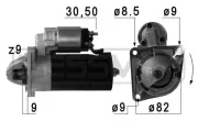 Starter 12 V 2,2 kW ERA 220720A