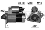 Starter 12 V 1,4 kW ERA 220758A