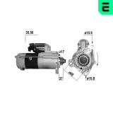 Starter 12 V 1,5 kW ERA 220767A