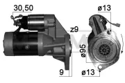 Starter 12 V 2,5 kW ERA 220777A