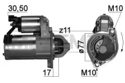 Starter 12 V 1,7 kW ERA 220778