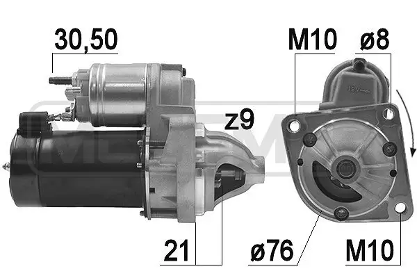 Starter 12 V 1,3 kW ERA 220794A