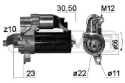 Starter 12 V 1,7 kW ERA 220848A