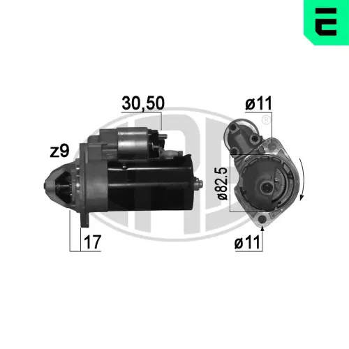 Starter 12 V 2 kW ERA 220889A Bild Starter 12 V 2 kW ERA 220889A