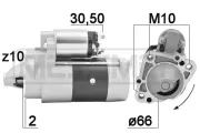 Starter 12 V 2 kW ERA 220935A