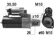 Starter 12 V 1,7 kW ERA 220951A