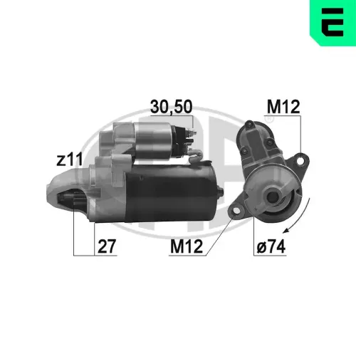 Starter 12 V 1,4 kW ERA 220955A Bild Starter 12 V 1,4 kW ERA 220955A