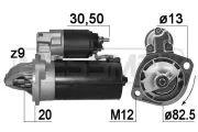 Starter 12 V 2 kW ERA 220991A