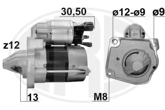 Starter 12 V 1 kW ERA 221046 Bild Starter 12 V 1 kW ERA 221046