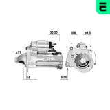Starter 12 V 1,4 kW ERA 221110A