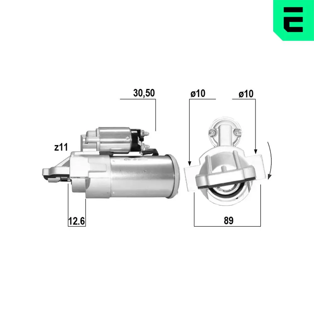 Starter 12 V 2,2 kW ERA 221158A