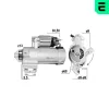 Starter 12 V 1,7 kW ERA 221185A Bild Starter 12 V 1,7 kW ERA 221185A