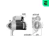 Starter 12 V 0,9 kW ERA 221194A Bild Starter 12 V 0,9 kW ERA 221194A