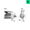 Starter 12 V 1,4 kW ERA 221195A