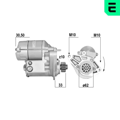 Starter 12 V 1,4 kW ERA 221200A Bild Starter 12 V 1,4 kW ERA 221200A