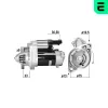 Starter 12 V 1 kW ERA 221207A Bild Starter 12 V 1 kW ERA 221207A