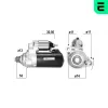 Starter 12 V 2,2 kW ERA 221211A Bild Starter 12 V 2,2 kW ERA 221211A