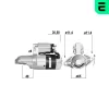 Starter 12 V 1 kW ERA 221216A