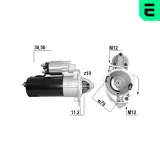 Starter 12 V 1,7 kW ERA 221222A