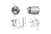 Magnetschalter, Starter 12 V ERA 227318