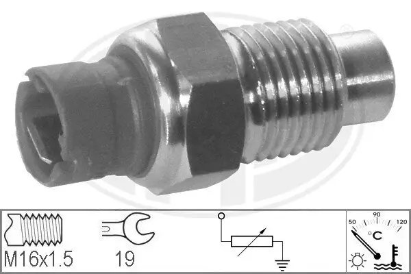 Sensor, Kühlmitteltemperatur ERA 330082