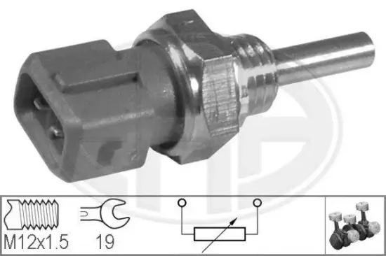 Sensor, Kühlmitteltemperatur ERA 330121 Bild Sensor, Kühlmitteltemperatur ERA 330121