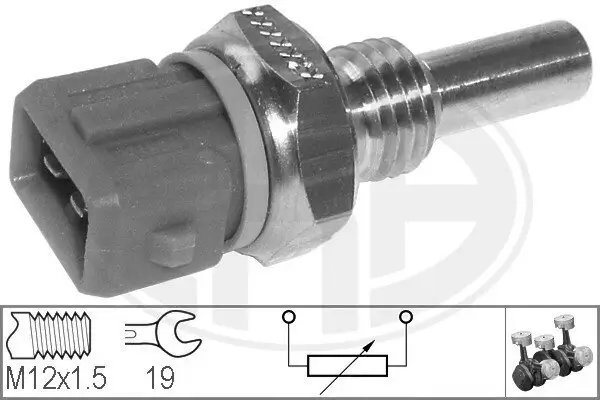 Sensor, Kühlmitteltemperatur ERA 330122