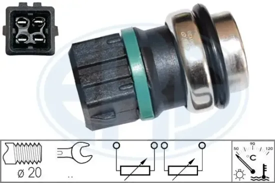 Sensor, Kühlmitteltemperatur ERA 330128 Bild Sensor, Kühlmitteltemperatur ERA 330128