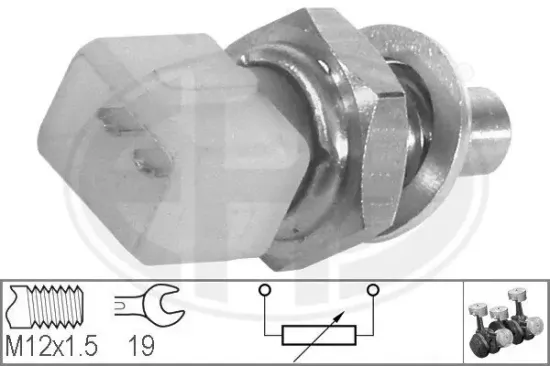 Sensor, Kühlmitteltemperatur ERA 330132 Bild Sensor, Kühlmitteltemperatur ERA 330132