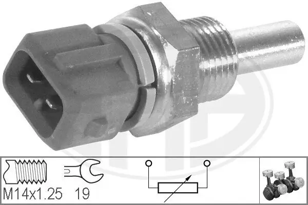 Sensor, Kühlmitteltemperatur ERA 330134