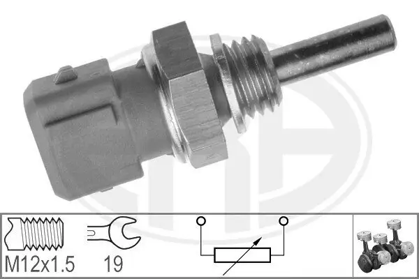 Sensor, Kühlmitteltemperatur ERA 330135