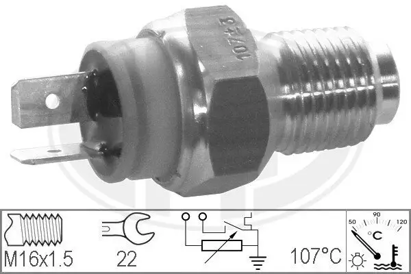 Sensor, Kühlmitteltemperatur ERA 330148