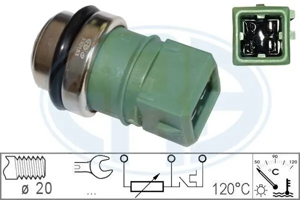 Sensor, Kühlmitteltemperatur ERA 330153