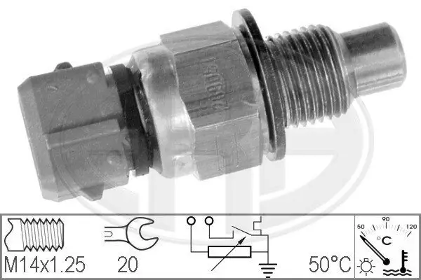 Sensor, Kühlmitteltemperatur ERA 330155