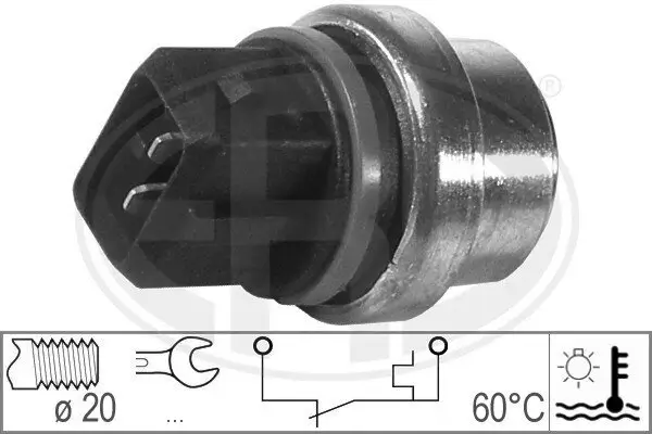 Sensor, Kühlmitteltemperatur ERA 330162